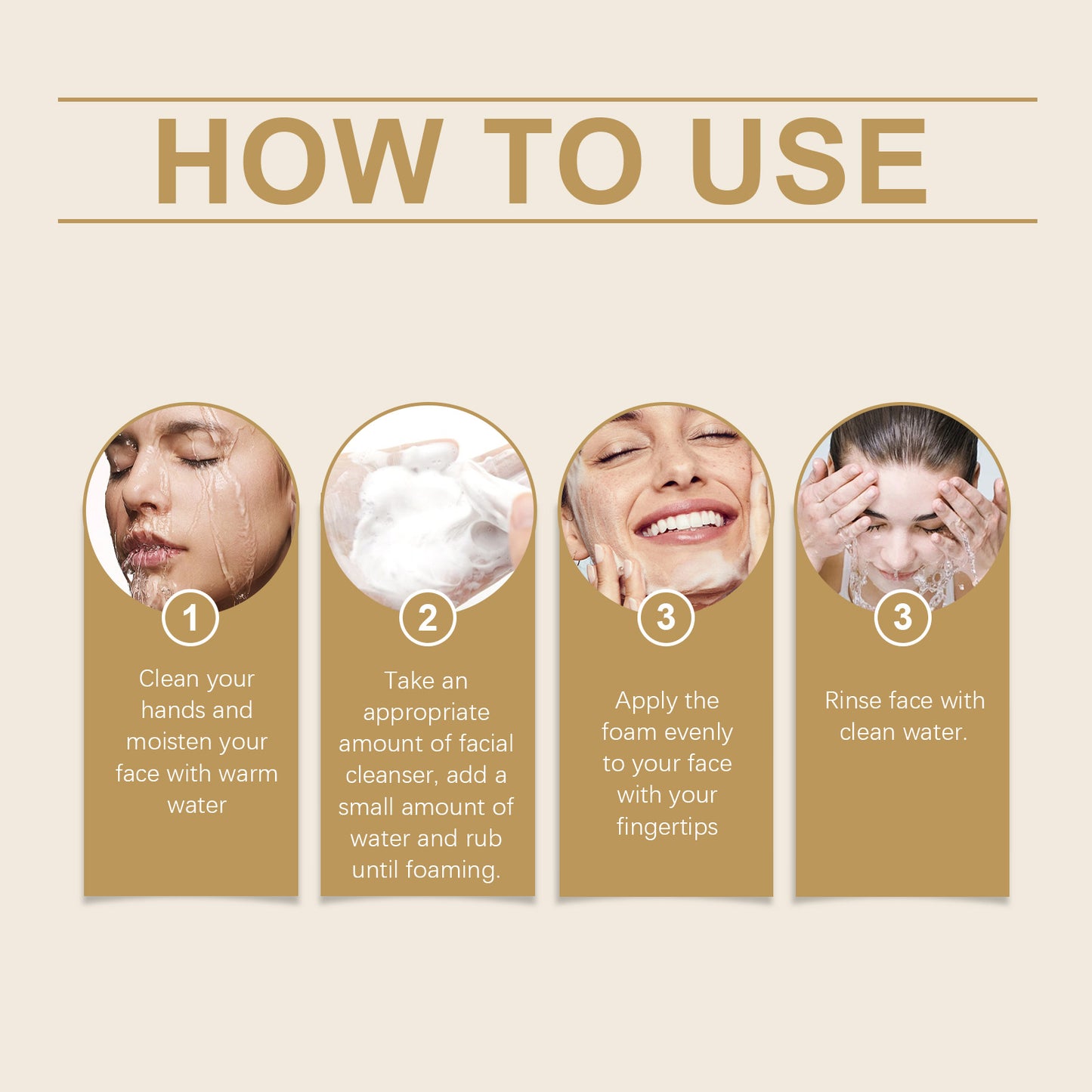 West&Month Amino Acid Cleanser, Gently Cleanser Delicate Pore Skin Care Cleanser