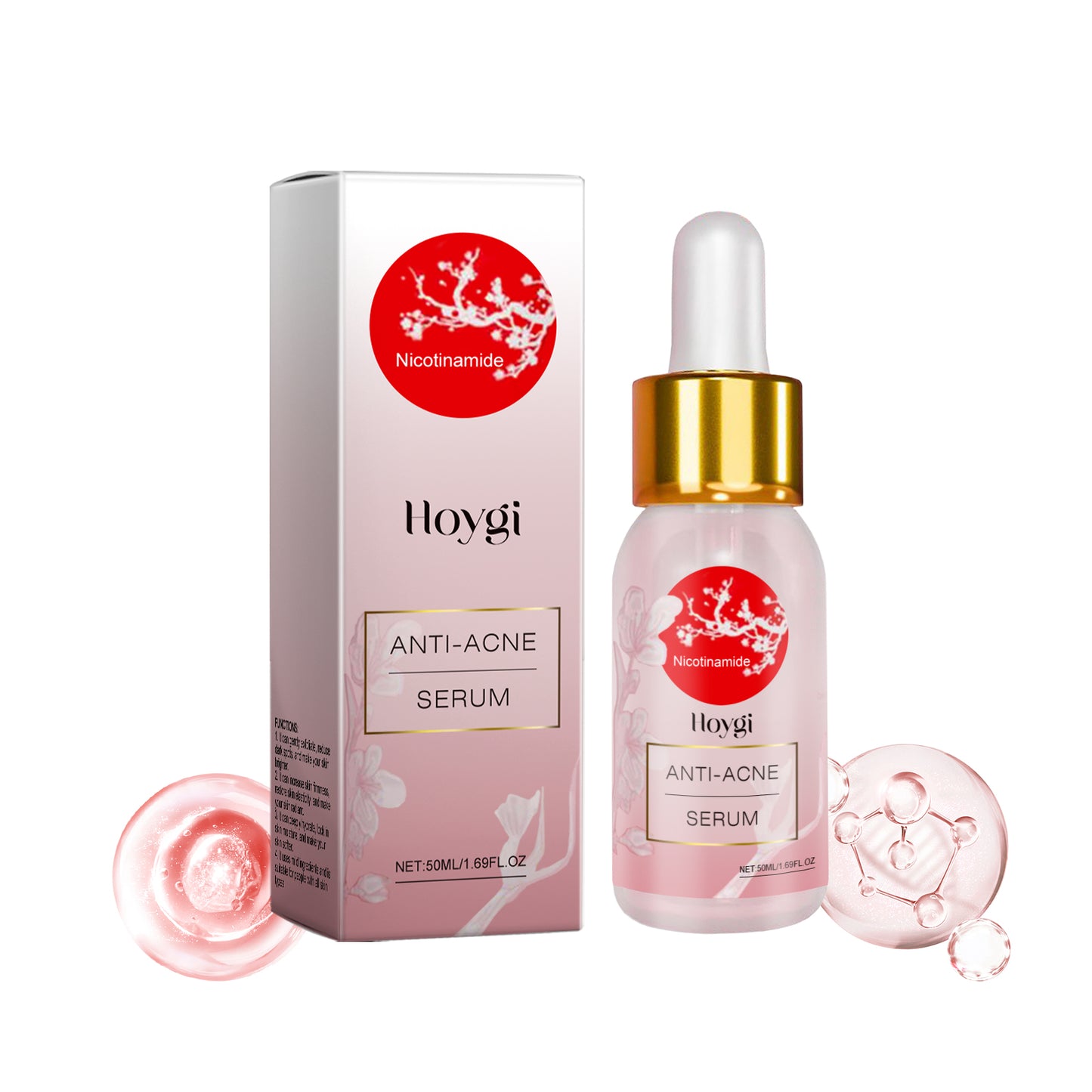 Hoygi Nicotinamide Anti-Acne Serum Mild Anti-Acne Serum Improve Acne Moisturizing Repair Serum