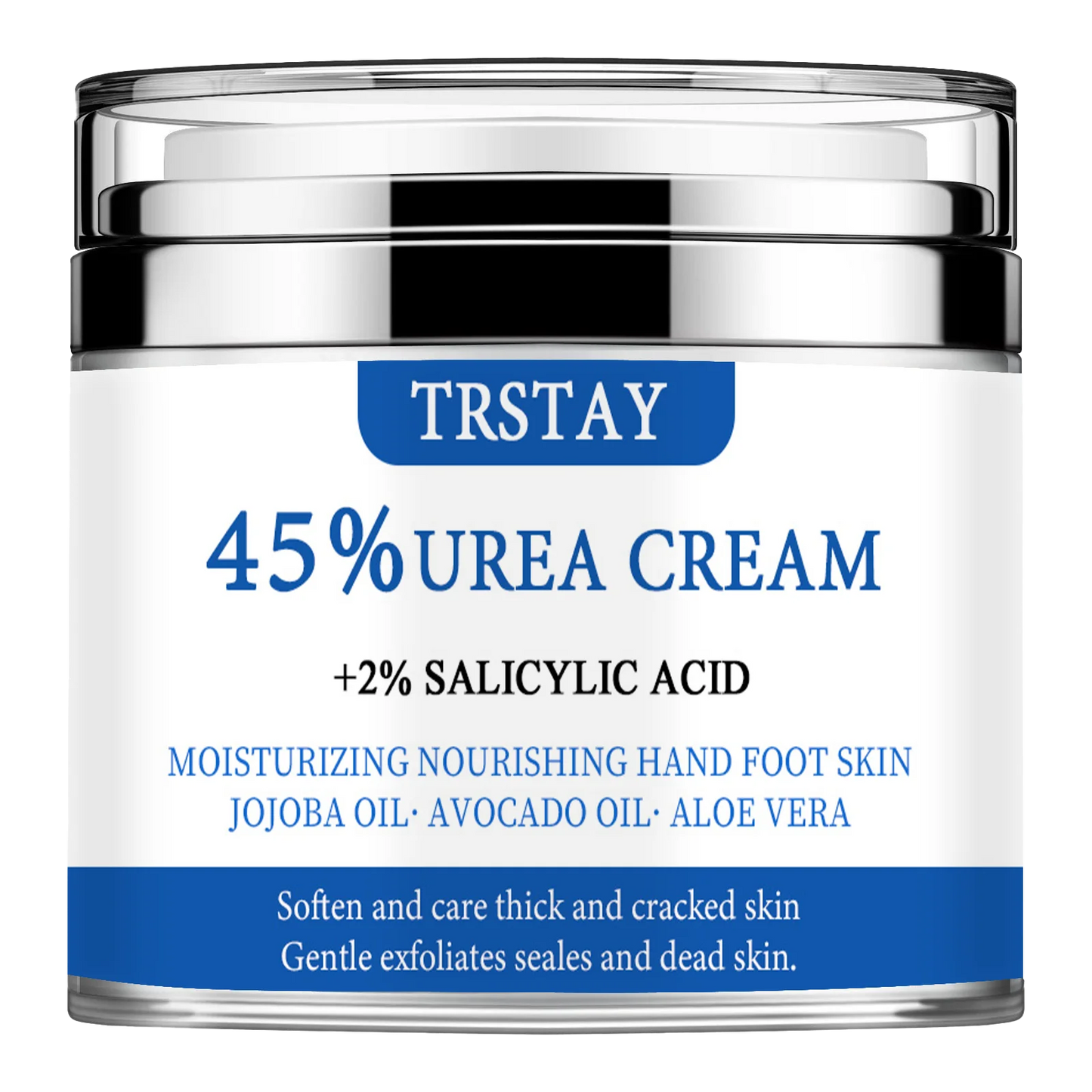 TRSTAY 45% urea cream+2% salicylic acid moisturizes and nourishes hand and foot skin with jojoba oil, avocado oil, and aloe vera