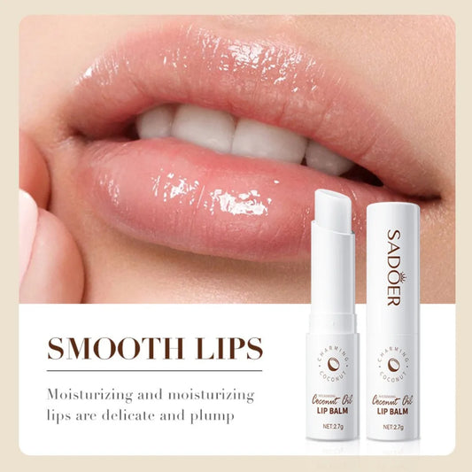 Coconut Lip Balm Lasting Nourishment and Moisture for Men and Women Daily Care Lip Balm Hydrating Repair Dry & Chapped Lips