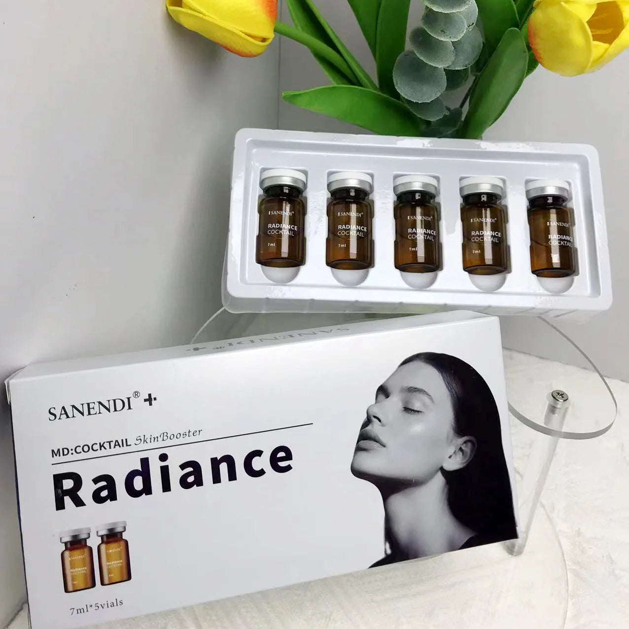SANENDI Cocktail Formula Serum Radiance Skinbooster Antiaging Collagen Essence Firming Brightening Vitamins Korean Skin Care