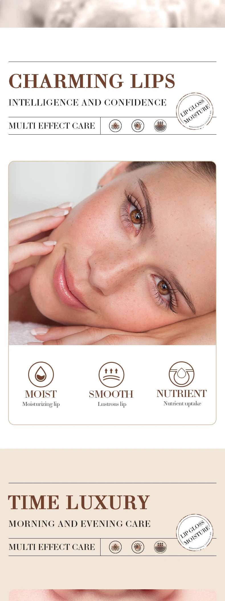 Coconut Lip Balm Lasting Nourishment and Moisture for Men and Women Daily Care Lip Balm Hydrating Repair Dry & Chapped Lips