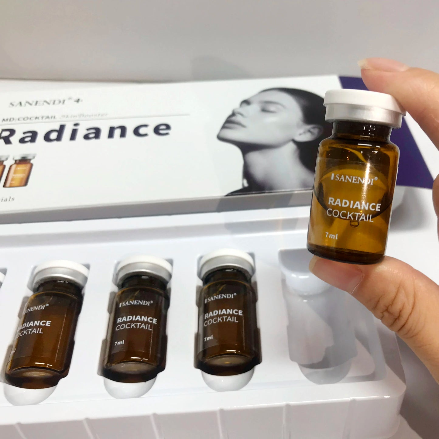 SANENDI Cocktail Formula Serum Radiance Skinbooster Antiaging Collagen Essence Firming Brightening Vitamins Korean Skin Care